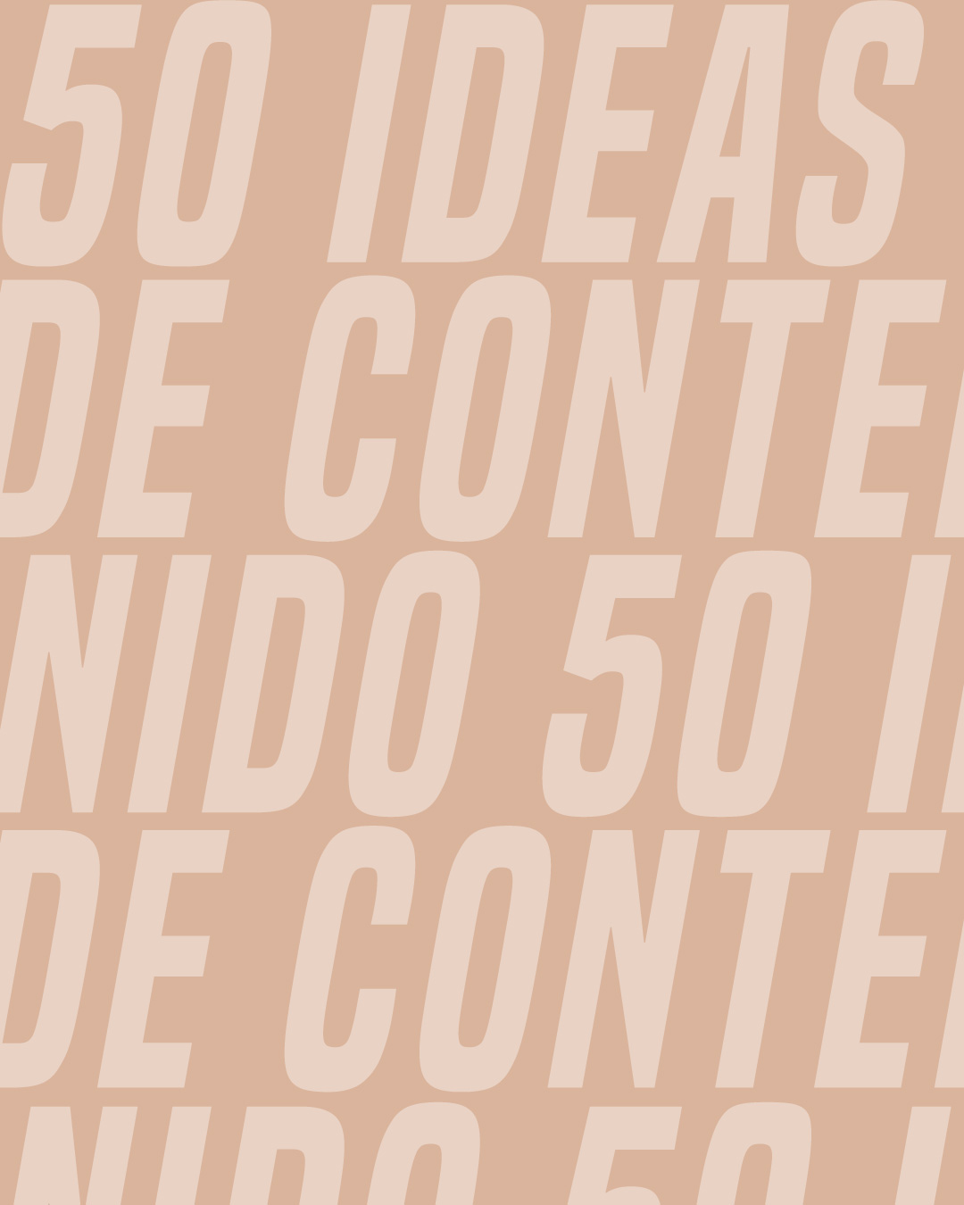 50 ideas de contenido para tu instagram